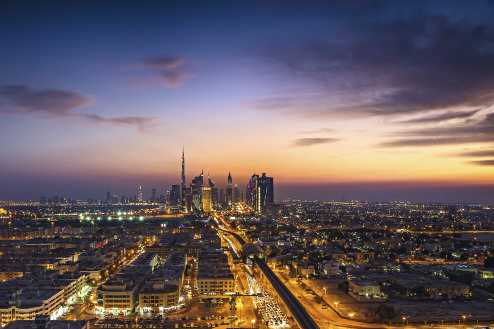 Sheikh Zayed Rd Skyline